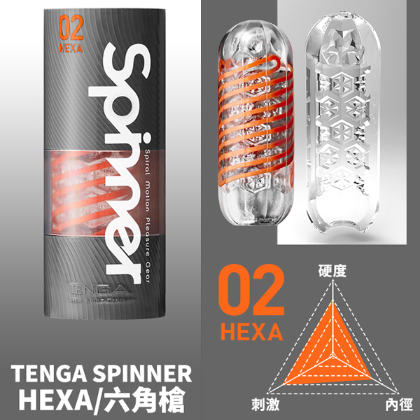 飛機杯-672278000000--TENGA SPINNER自慰器02-HEXA